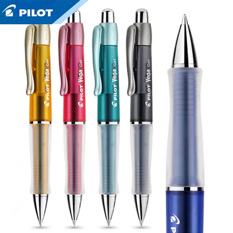 

3/6PCS JAPAN PILOT Gel Pen Vega Soft Grip Glue Prevents Fatigue BL-415V-RT 0.7mm Black Ballpoint Pen To School Stationery