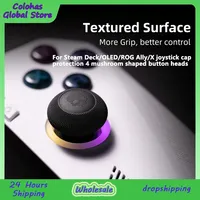 Skull & Co. Convex Thumb Grips Set: Skin CQC Joystick Cap Analog Stick Cap for Steam Deck/ For ROG Ally 2 Pairs (4pcs) Games