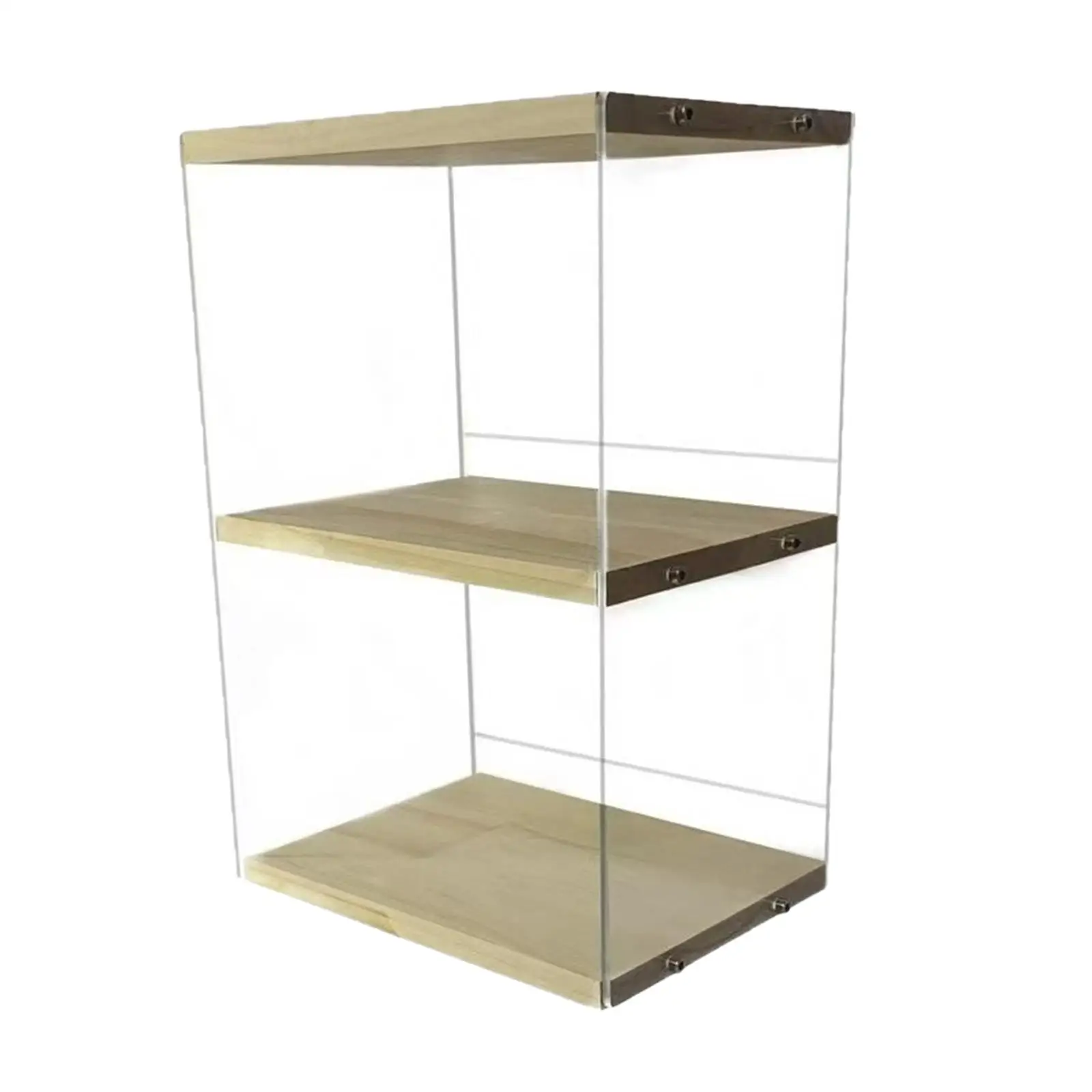 Tabletop Vinyl Record Holder,Album Storage Box,Record Stand,Desktop Organizer for DVD