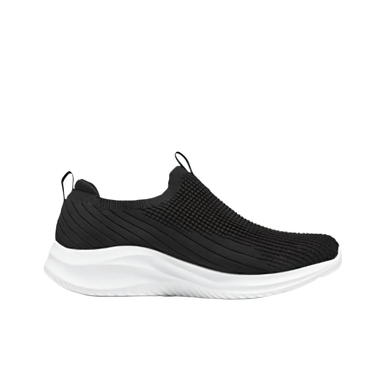 Skechers Sport Abrasion Resistant Low top Casual Shoes Women's Black White 897925-BKW - view 3