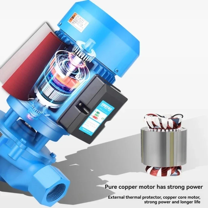 

New Vertical Pipeline Centrifugal Pump Heating Floor Heating Hot Water Return System 220v Booster Pump Booster Pump