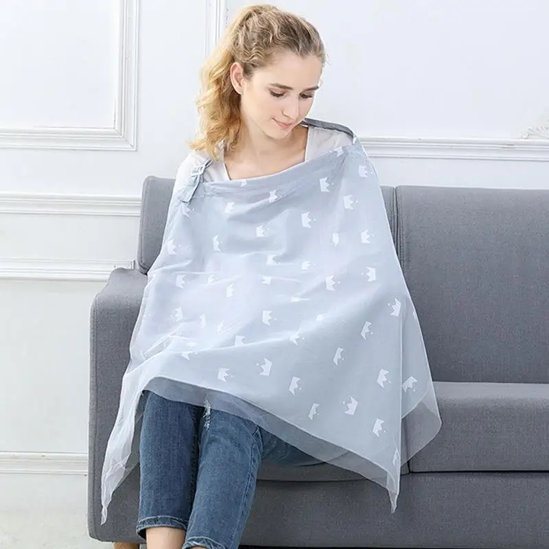 

Mother Outing Breastfeeding Cover Cotton Baby Feeding Nursing Covers Adjustable Privacy Breastfeeding Apron Stroller Blanket