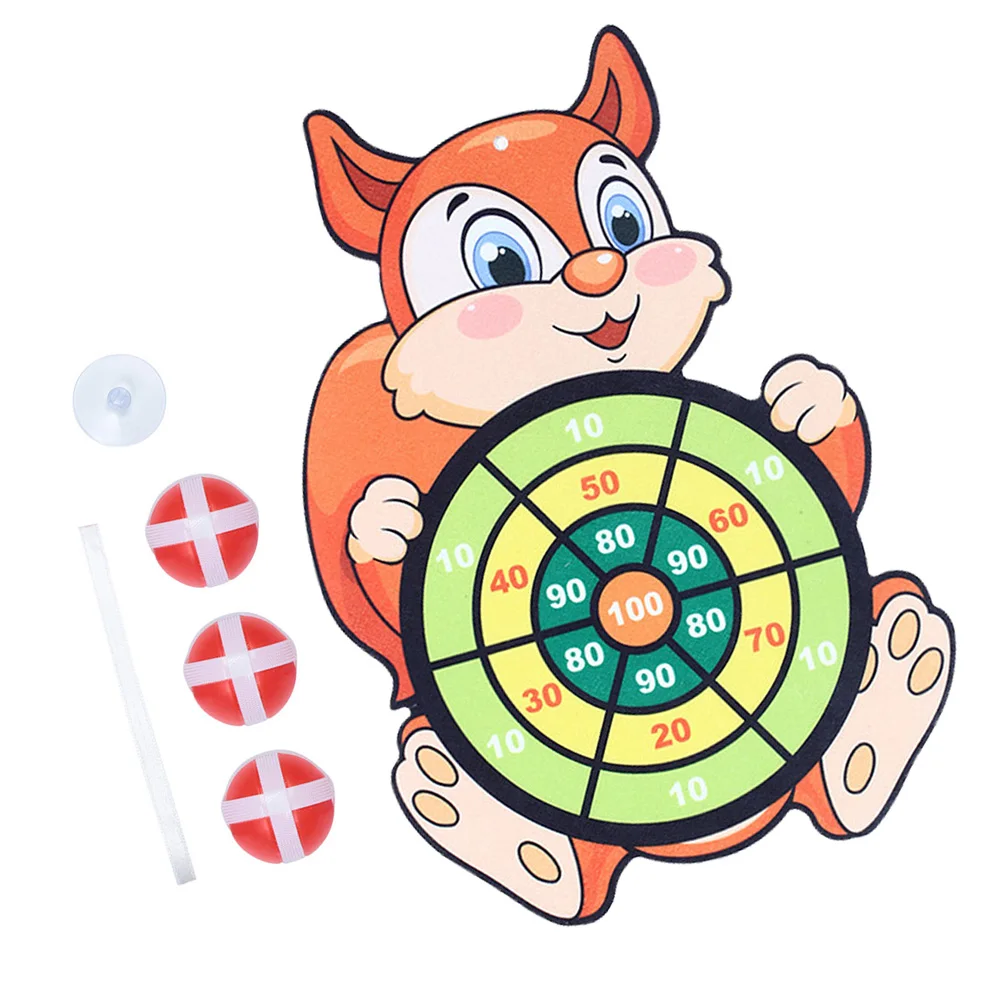 

1Set Cartoon Throwing Game Board Premium Flannel Interactive Parent Child Party Play Sports Accessory Hand Eye