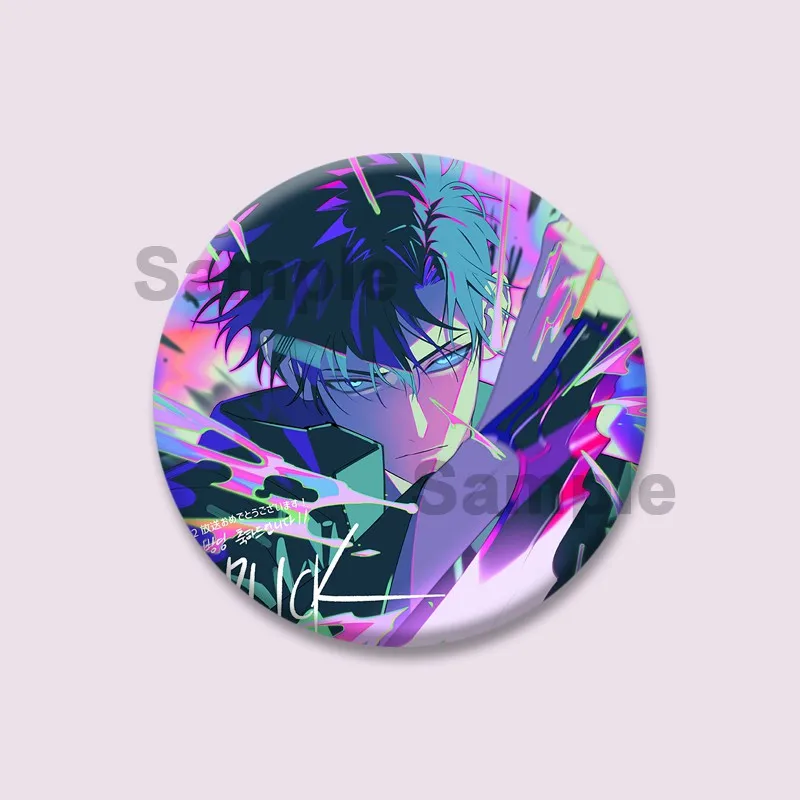 Персонажи аниме Sung Jin Woo Cha Hae, мягкие булавки на пуговицах Solo Leveling 2, круглая брошь с героями мультфильмов, значок на лацкане, ювелирные изделия, подарки для друга