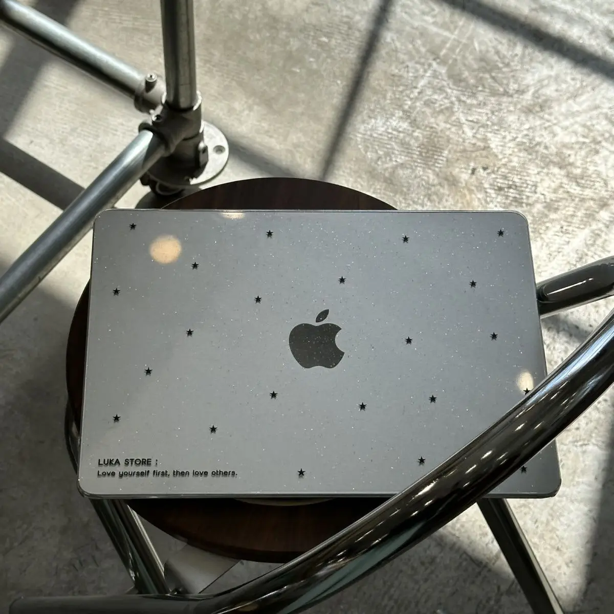 Sparkling Black Star Case for Macbook Air 13 13.6 M4 M1 Pro 14 16 M4 Air 15 13 M3 M2 Cover A1369 A1466 Neo 2026 Anti-Scratc