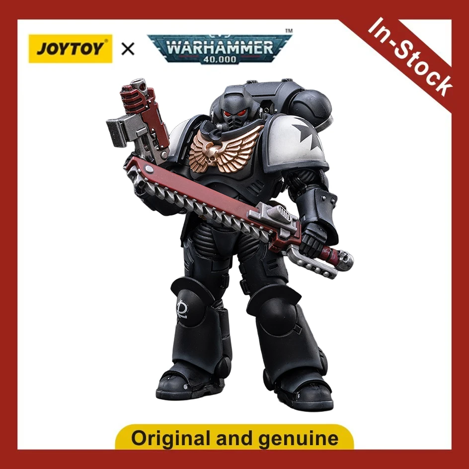

【UA】JOYTOY Warhammer 40K Scale 1/18 Action Figures Space Marines Black Templars Outriders Brother Valtus Models Toys Gifts