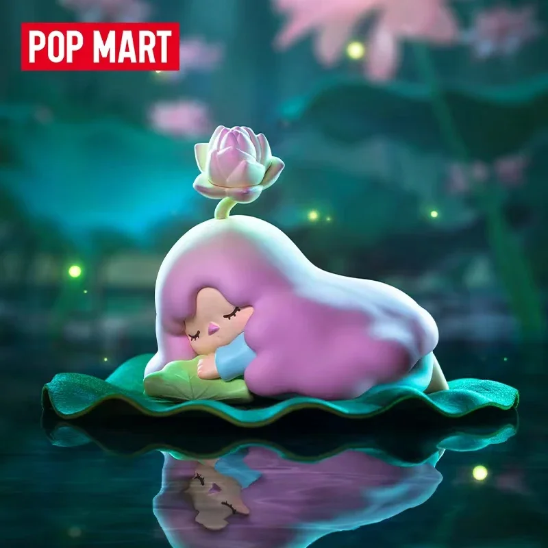 POPMART PUCKY The Fairy Sleeping Forest Series Blind Box Action Figure Guess Bag Ornament Decor  Dolls Model Cute Toy