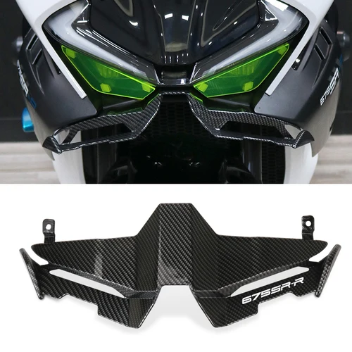 Accesorios para motocicleta, carenado delantero, Winglets, cubierta de carcasa de ala aerodinámica, Kit de protectores de protección para 675SR 675SR-R 2024-2025