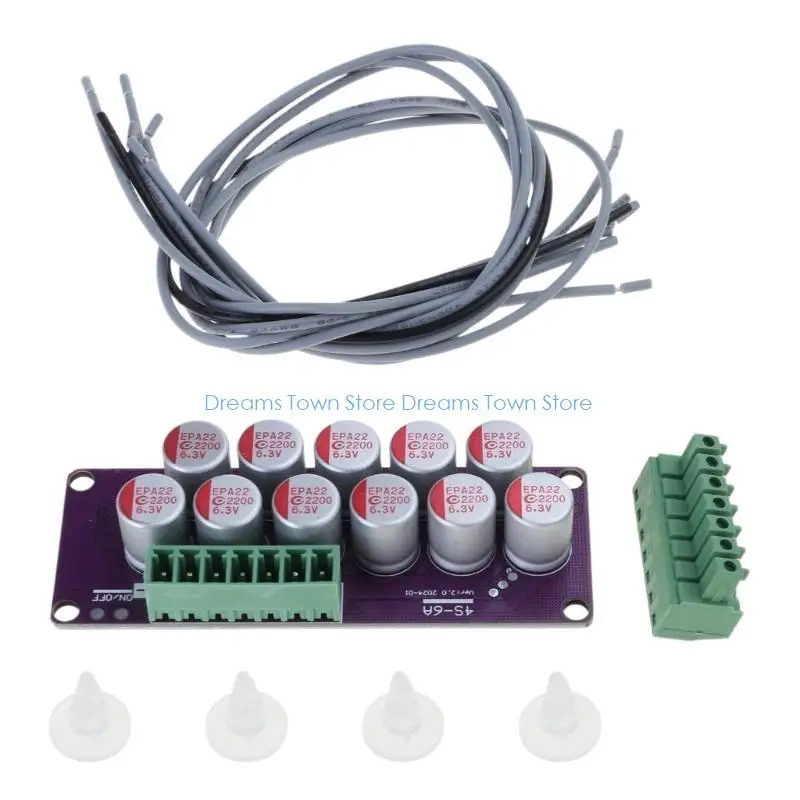 HX6A Lithium Battery Balancing Module 6A Active Equalizers 4S/6S/17S Configurations With Automatic Low Voltages Shutdown