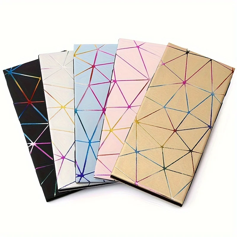 1pc Women's Ultra-Thin Wallet, PU Diamond Grid Laser Embossed Wallet, Trendy Long Coin Purse Men's Wallet