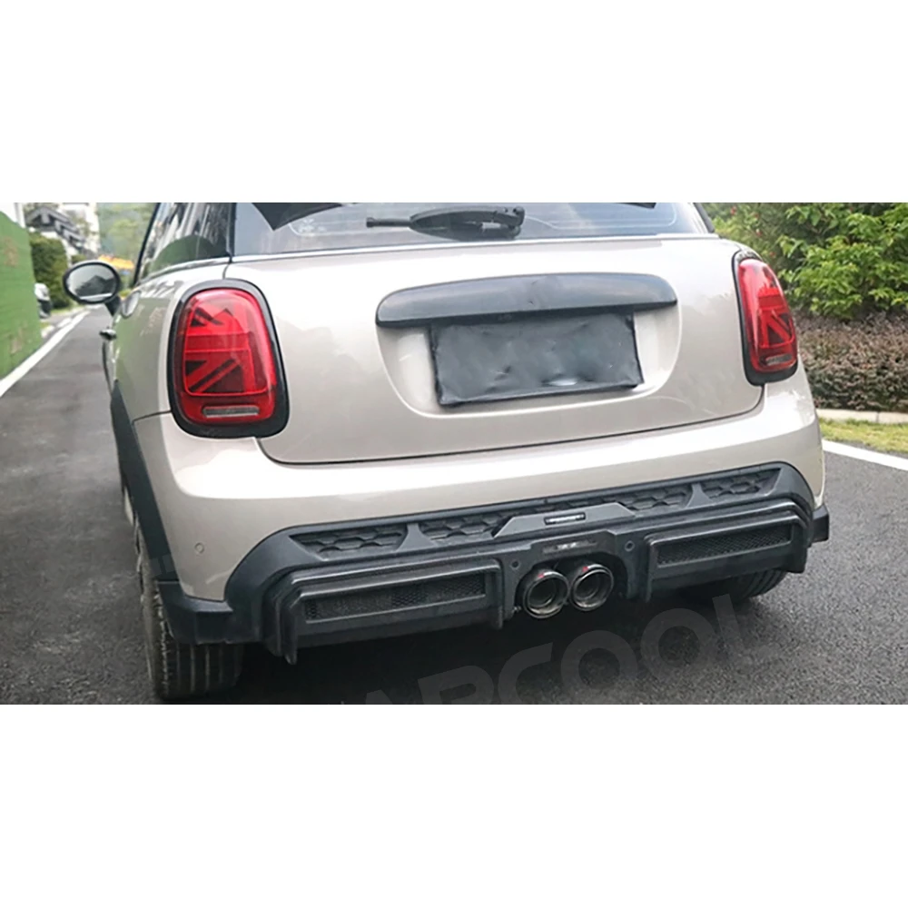

JMCARCOOL 2PCS Dry Carbon Fiber Black Car Rear Bumper splitters For BMW MINI Cooper JCW F56 F57 2022-2024 Body Kits