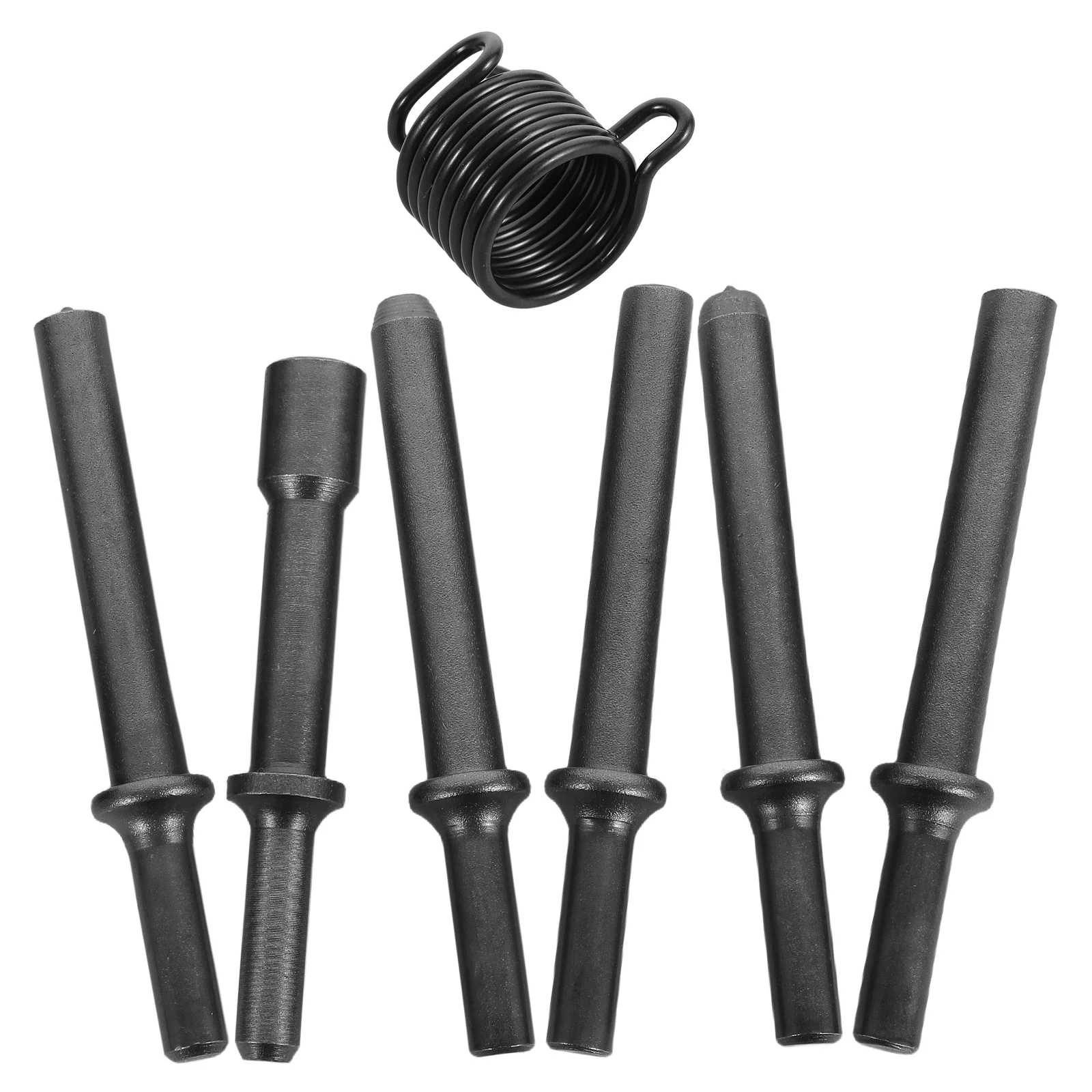 

1 Set Pneumatic Air Hammer Bit Set Solid Semi-Hollow Rivet Heads Spring Drift Punch Attachments Air Hammer Chisel Rivet Tool Car