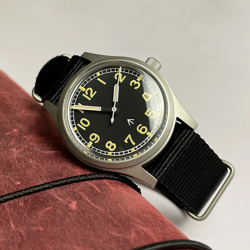 Baltany 2025 Herren-Mechanische Uhr NH35 Retro Pilot Military Luminous Edelstahl Saphirglas Wasserdicht Reloj Hombre