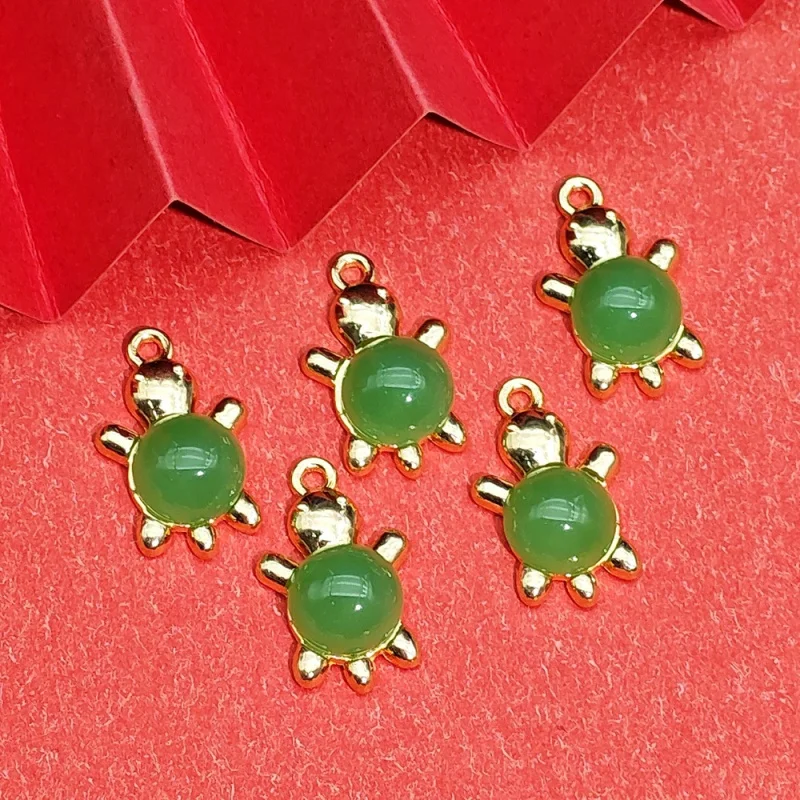 20pc set Manufacturer Wholesale Alloy Turtle Pendant for HandcraftingDIYBracelet Bead Car Hanging Ornament Materials
