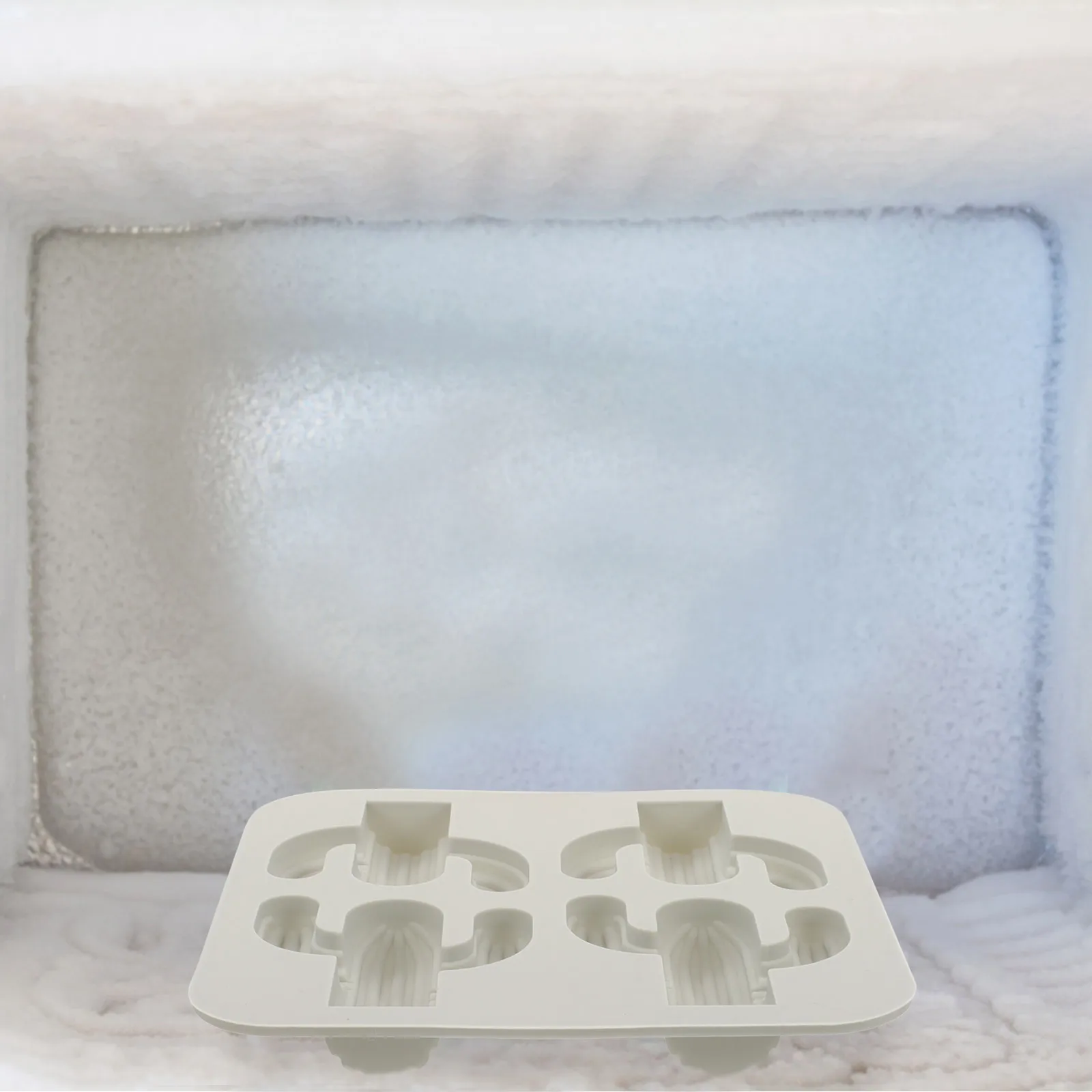 

Silicone Baking Mold Cactus Shaped Ice Molds DIY Tool Chocolate Cube Trays Food Grade Easy Demold Homemade Candy Cake Jelly