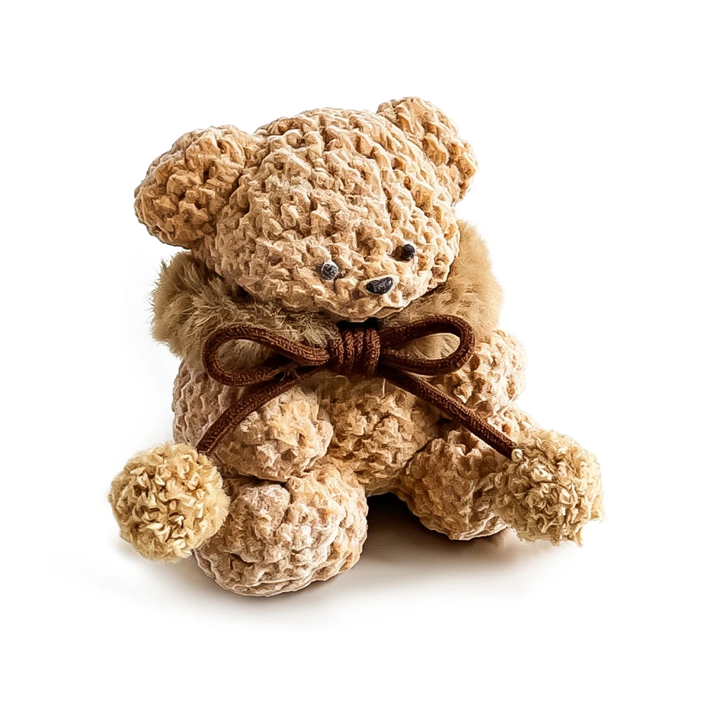 Silicoco Animal Series Cartoon Brown Bear Mochi‑like Burst Slow Rebound Fidget Squeeze Desktop Trinket Squishy Toy #Nulala200024