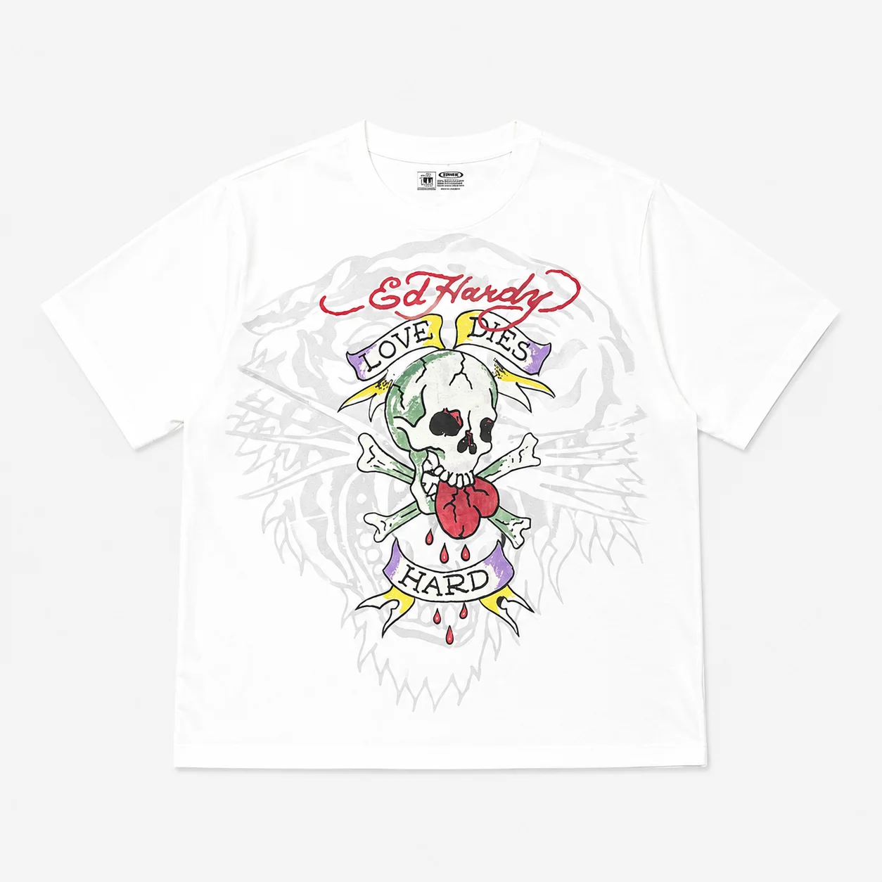 Ed Hardy Skull Crossbones Bleeding Heart 