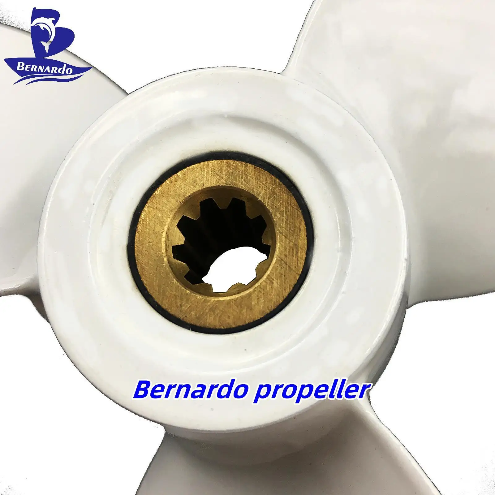 Bernardo Boat Propeller 7 1/2X8 For Yamaha 4 5 6 HP Outboard Engines Motor Aluminum Alloy Screw 3 Blades 9 Tooth Spline