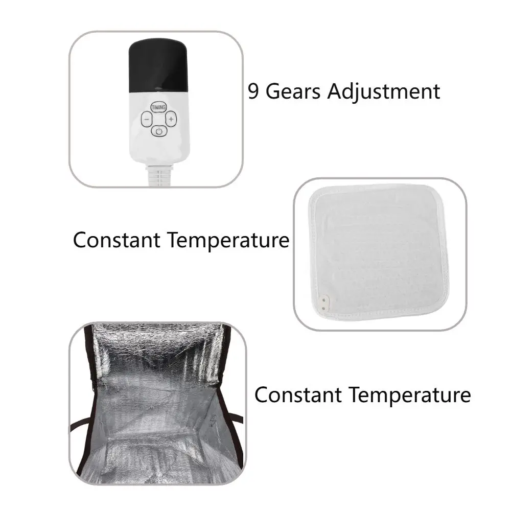 Digital Temperature Control Dough Proofer 9 Gears Adjustment Constant Temperature Dough Proofer Warming Box 110V 20L Capacity