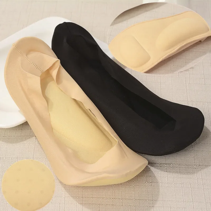Palmilhas elásticas femininas, meias de espuma de memória, almofada de sapato para pés, almofada de amortecimento de pressão, suporte de arco, palmilha ortopédica de pé plano