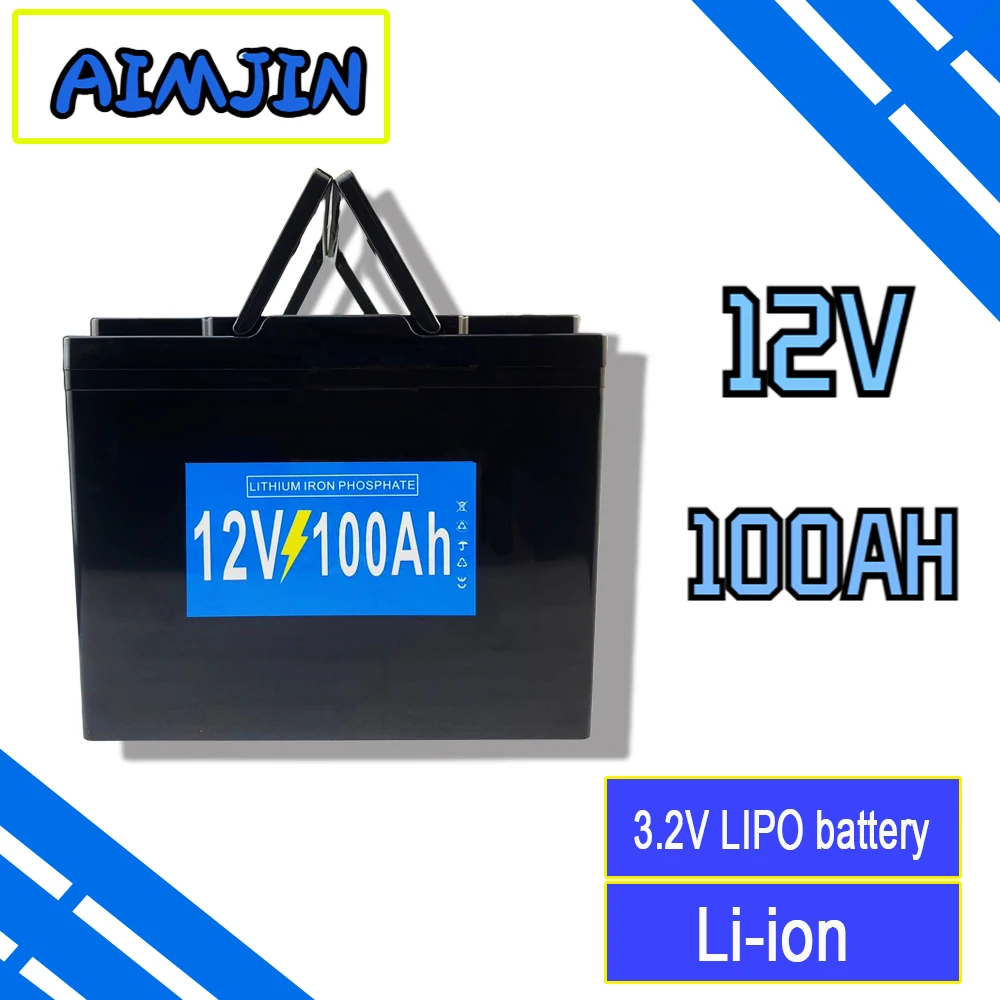 

12V 100Ah LiFePO4 Battery Wattcycle Packs Grade A Cells Rechargeable For Outdoor / Home Storage Lithium Iron Phosphate Batteries