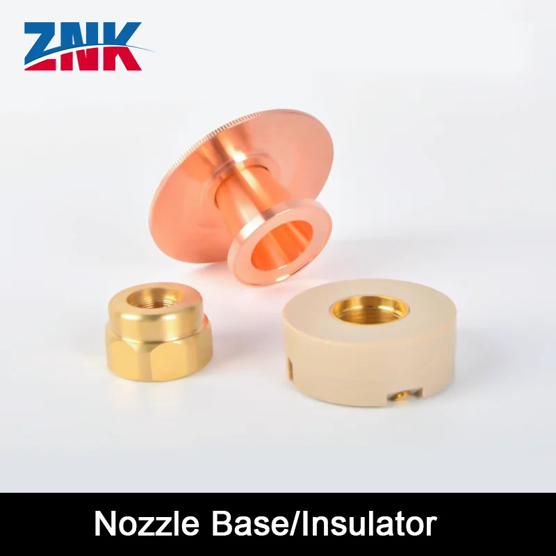 ZNK Laserschneidmaschinendüse Kupferspitze 10071494/Isolierring 10090809/Verbindungsbasis 2 - 08701 Runder Anschluss für DNE