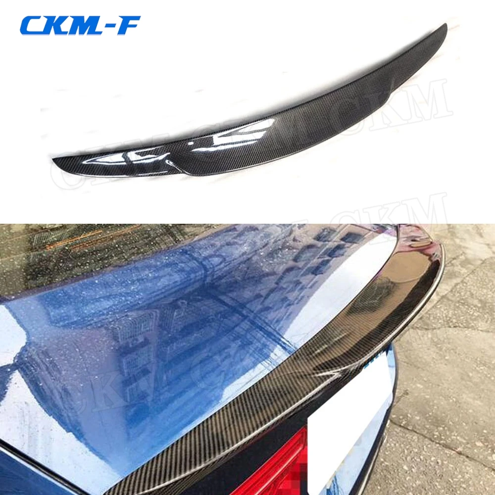 

Carbon Fiber Rear Trunk Lip Spoiler Wings for Jaguar XF XFL 2016 2017 2018 2019 2020 A Style FRP Boot Trunk Spoiler