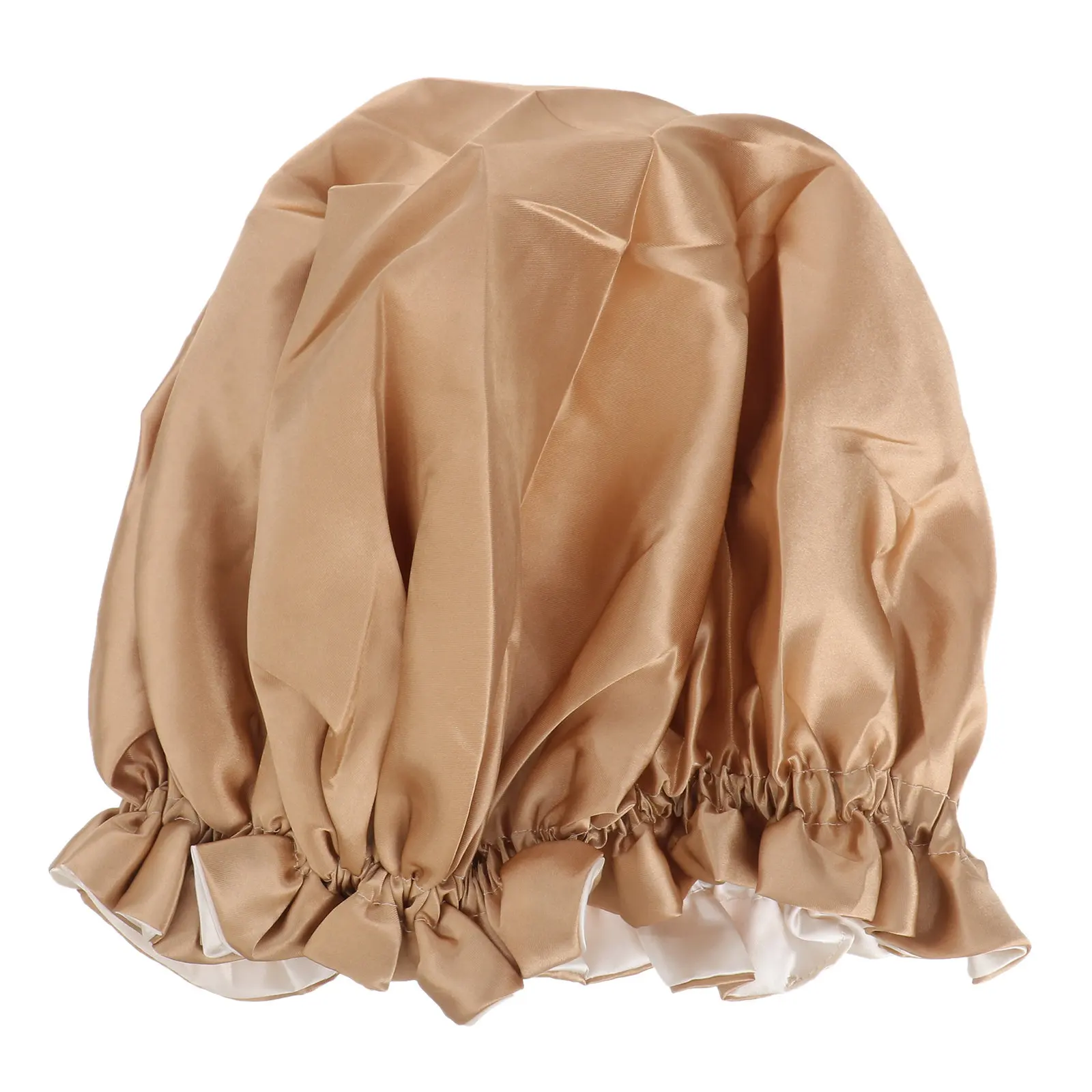 1Pcs Satin Lace Chemotherapy Hat for Women Double Layer Sleeping Bonnet Hair Salon Beauty Round Hat Soft Comfortable