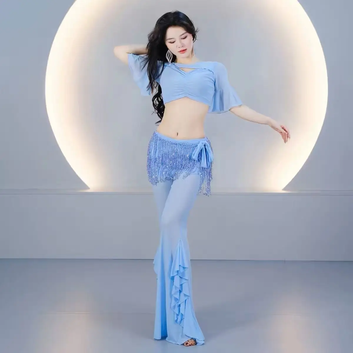 traje-de-practica-de-danza-oriental-conjunto-de-pantalon-y-chal-de-red-estilo-nuevo-2026-para-ninas-de-danza-del-vientre