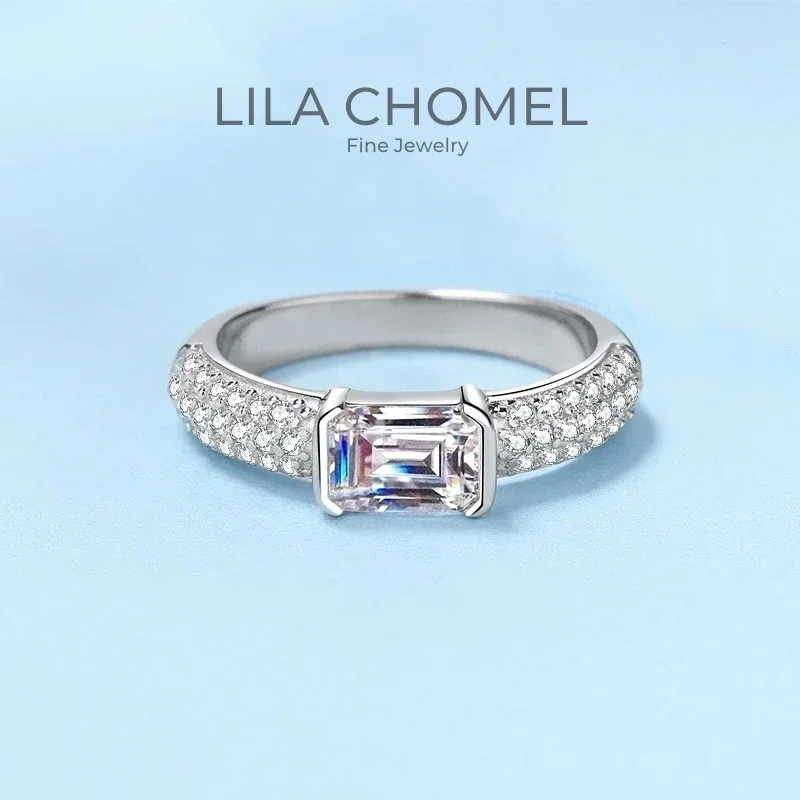 

Engagement Rings PT950 Platinum Women Wedding Band 1CT VVS1 D Color Moissanite Diamond Birthday Gift Girlfriend Valentine's Day