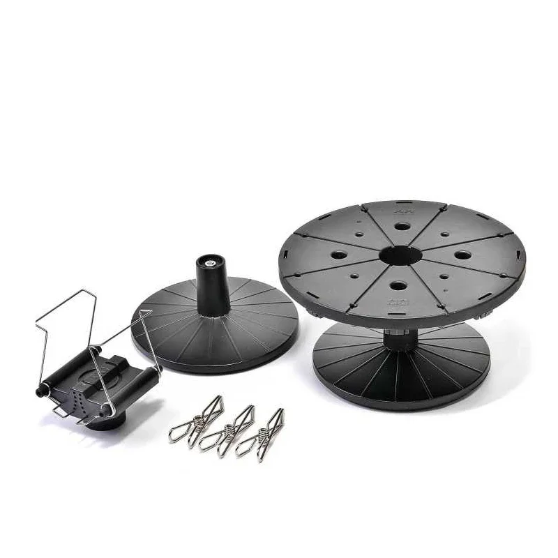 TAMIYA 74522 Spray-Work Painting Stand Set with Spring Clips Rotating Turntable Bracket for 1/24 Scale Model Kits Craft Tools