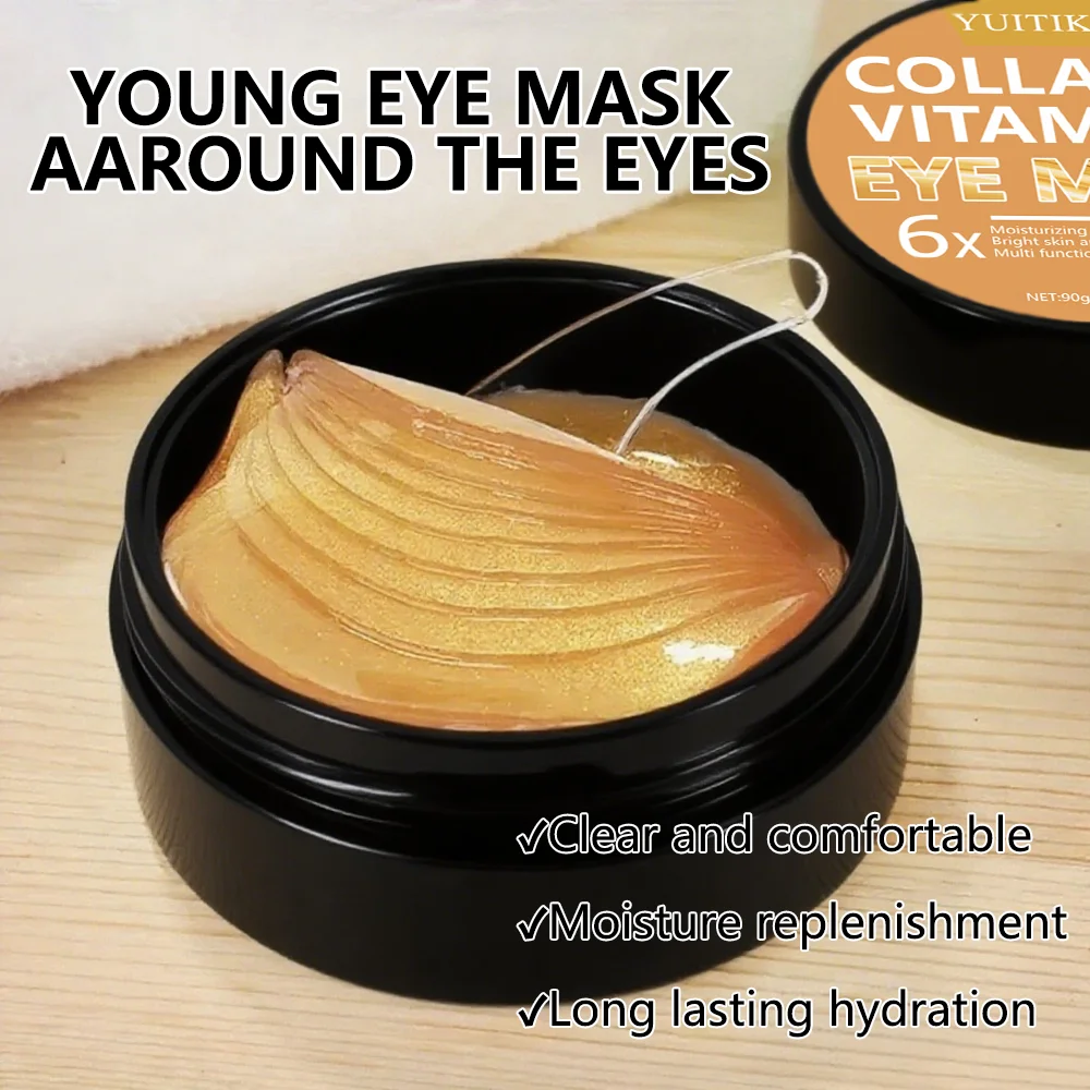 Collagen Vitamin Eye Mask 90g  - огляд і ціна Caffeine Eye Serum