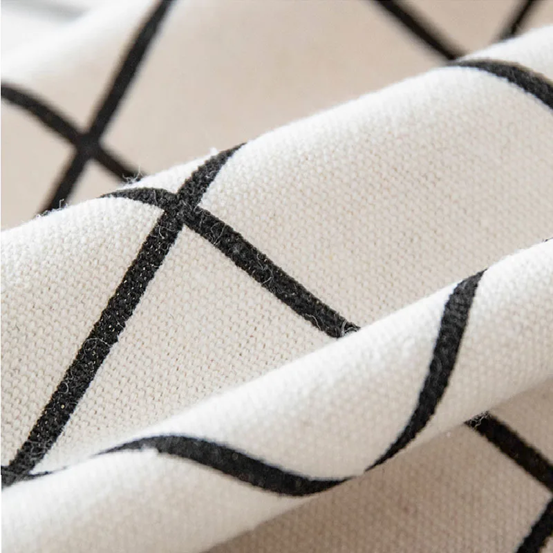 Linen Cotton Tablecloth Fresh Style Dining Table Dresser Coffee Table Cloth Cushion Rectangular Home Decoration Tablecloth