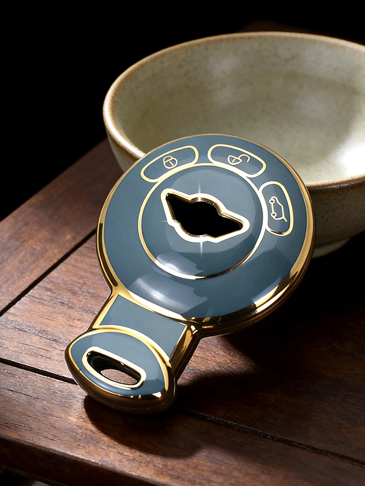 Étui pour clé de voiture en TPU, coque, support de porte-clés sans clé pour Mini Cooper R56 Countryman Clubman One R57 R58 Cabrio R60 R61, accessoires