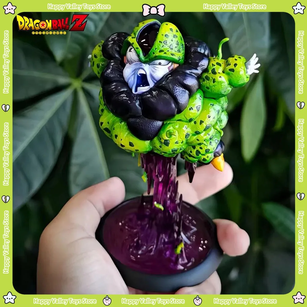 15cm Anime Dragon Ball Figure Self Destructing Cell Action Figure Figurine Model Statue Gk Cell Core Perfect Doll Children Gift