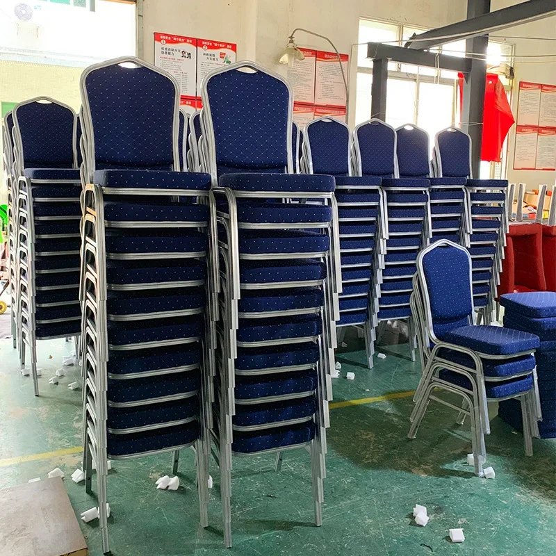 Hotel Banquet Restaurant Aluminum Chair Wedding Wedding Meeting Training Outdoor Soft Packaging Commercial