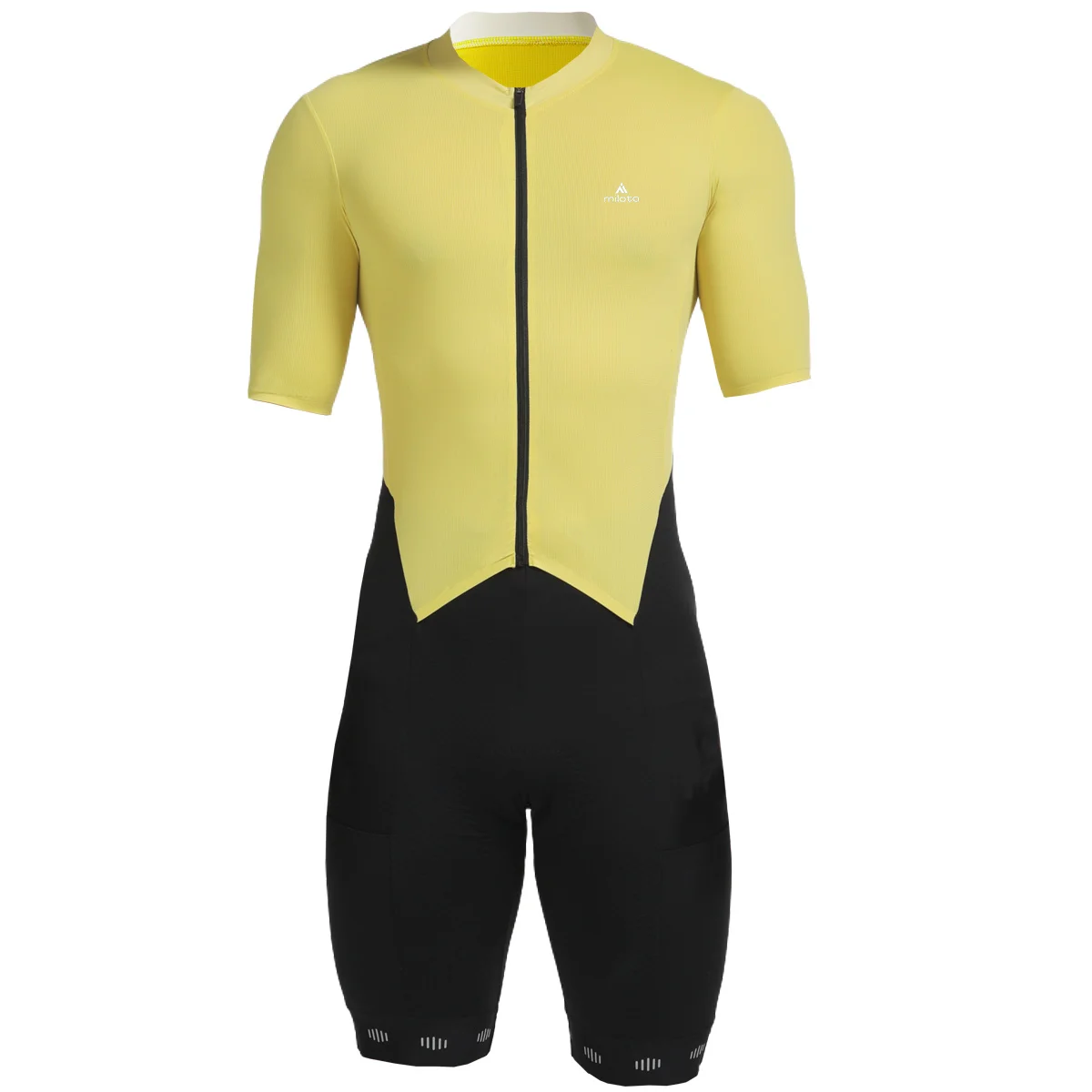 

2025 MILOTO Pain Men's Cycling Skinsuit Triathlon Speedsuit Trisuit Short Sleeve Speedsuit Maillot Ciclismo Running Clothing