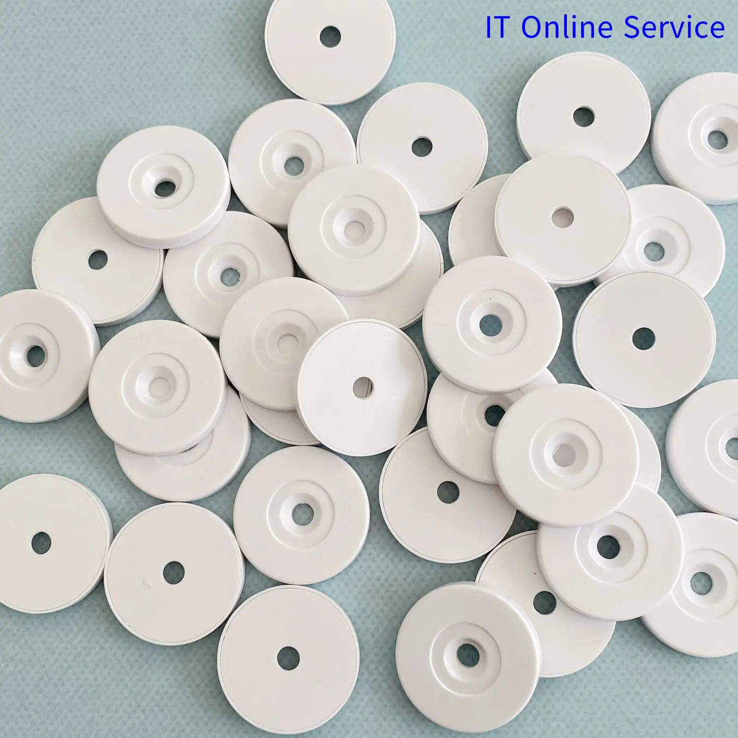 

100PCS/lot 30mm Waterproof 125KHz RFID EM ID Token Tags Guard Tour Patrol System Checkpoint Point