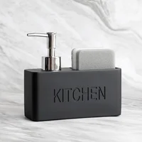 Modern kitchen accessories Soap Dispenser Set Liquid hand soap dispenser pump bottle brushes Holds and Stores Sponges Scrubbers