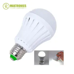 Bombilla LED inteligente de emergencia, lámpara de iluminación mágica con batería recargable, AC85-265V E27, 5W, 7W, 9W, 12W