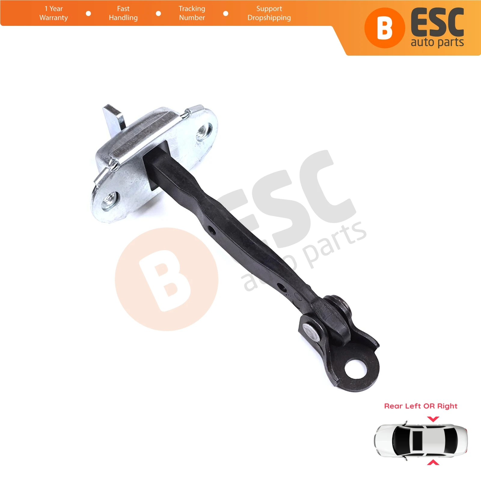 EDP1368 Rear Door Stop Check Assy Limiter Strap for Toyota Yaris Vios Vitz Belta MK2 P9 XP9 XP90 2005-2013 686300D060