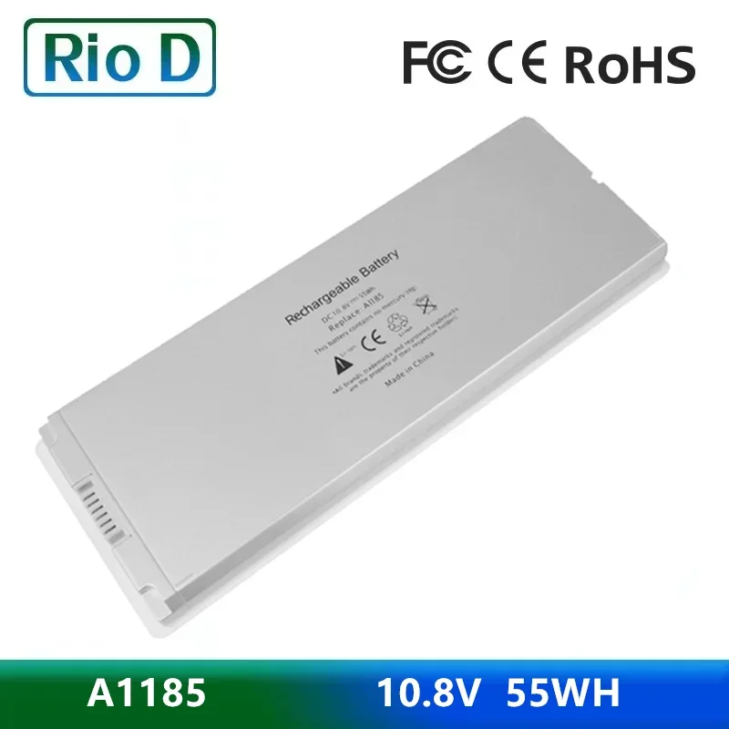 

A1185 A1181 Laptop Battery For Apple MA566 MA566FE/A MA566G/A MA566J/A FOR MACBOOK 13" MA472 MA472B/A MA701 MB404X 5600mAh