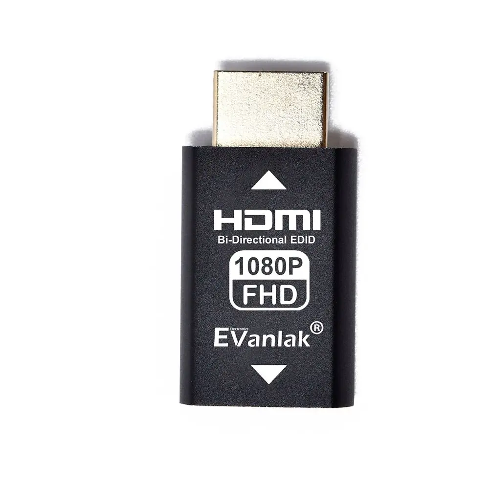 EVanlak HDMI EDID Emulator Passthrough 3e-generatie emulatoradapter werkt met Mac Thunderbolt naar HDMI-switches/extenders/videosplitters - afbeelding 2