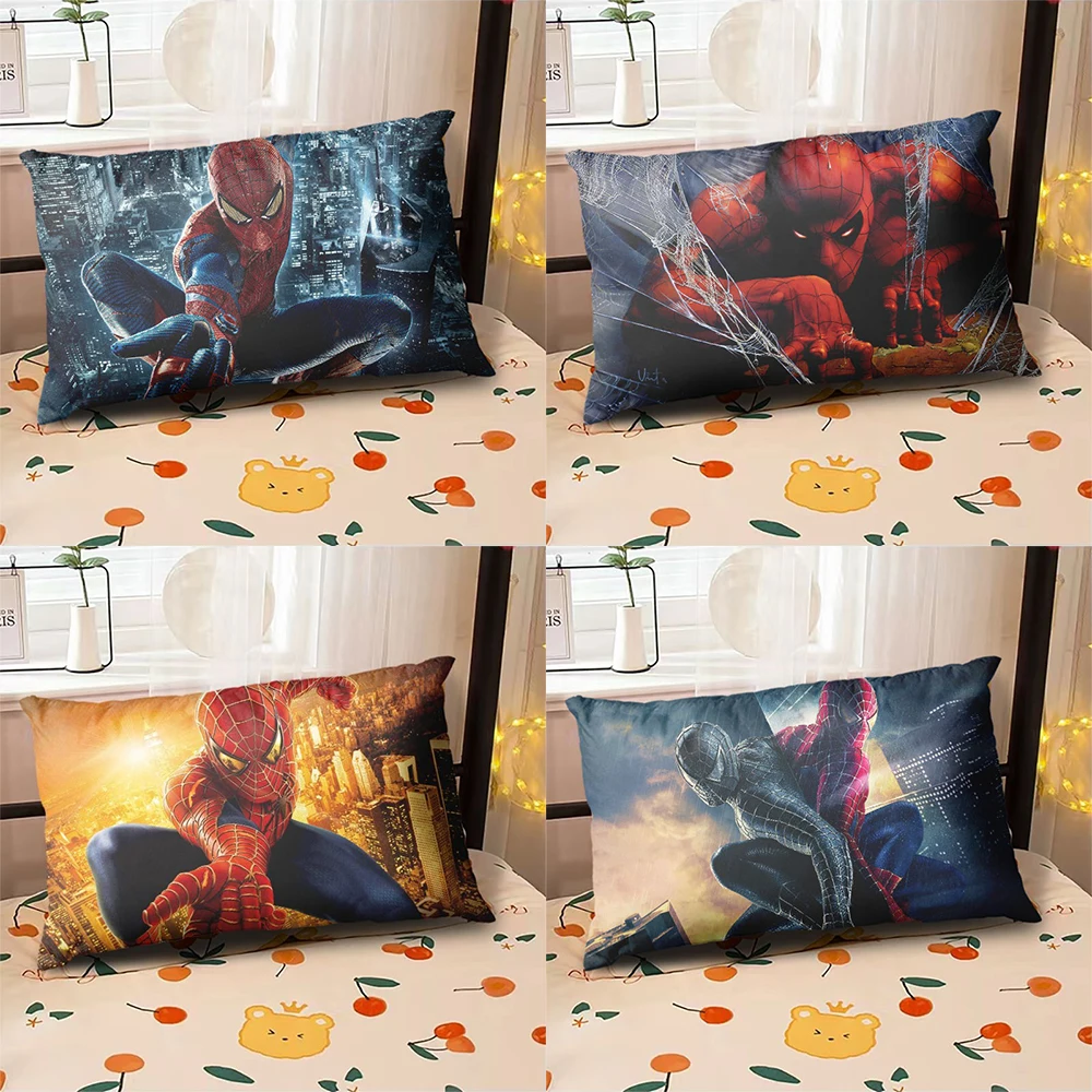 Superhero Spiderman printed pillowcase home bedroom room decoration bed Sleeping pillowcase sofa cushion cover 40x60 50x70cm