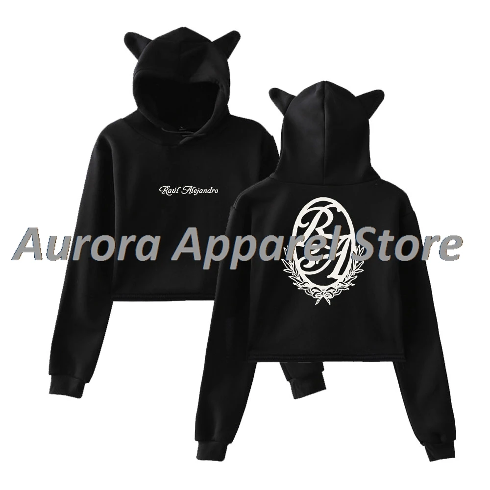 

Rauw Alejandro цр Nuestra Logo Merch пуловер женская толстовка с кошачьими ушками футболка с длинными рукавами женская одежда