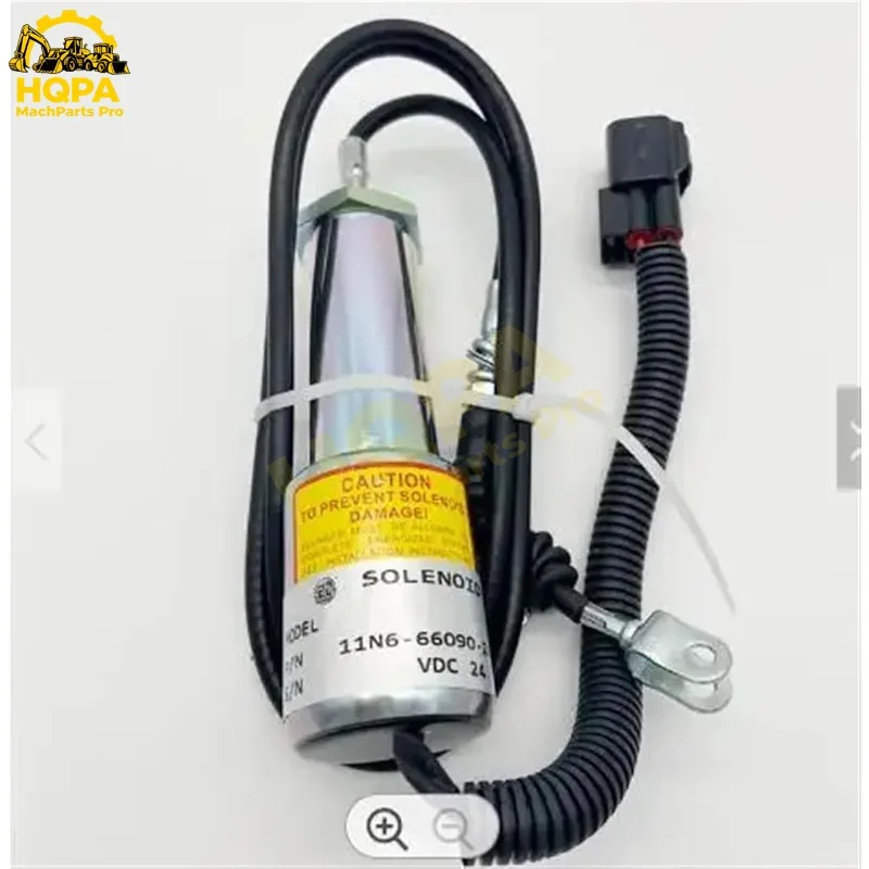 

Электромагнитный клапан остановки подачи топлива 24В 11N6-66090 11N666090 для экскаваторов Hyundai R210-7H R220LC-7H R220LC-9SH R210LC-7H