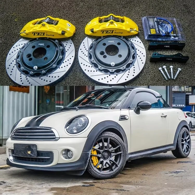 Front Big Brake Kit 4 Piston Caliper With 330*28 Mm Rotor BBK Auto Brake System For BMW MINI Cooper 17 Inch Car Rim