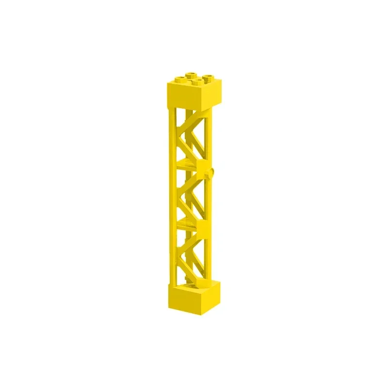 1 stücke Moc Bausteine 58827 Telegraphen mast Eisen rahmen Unterstützung 2x2x10 Träger DIY Steine kompatibel mit Architektur Spielzeug