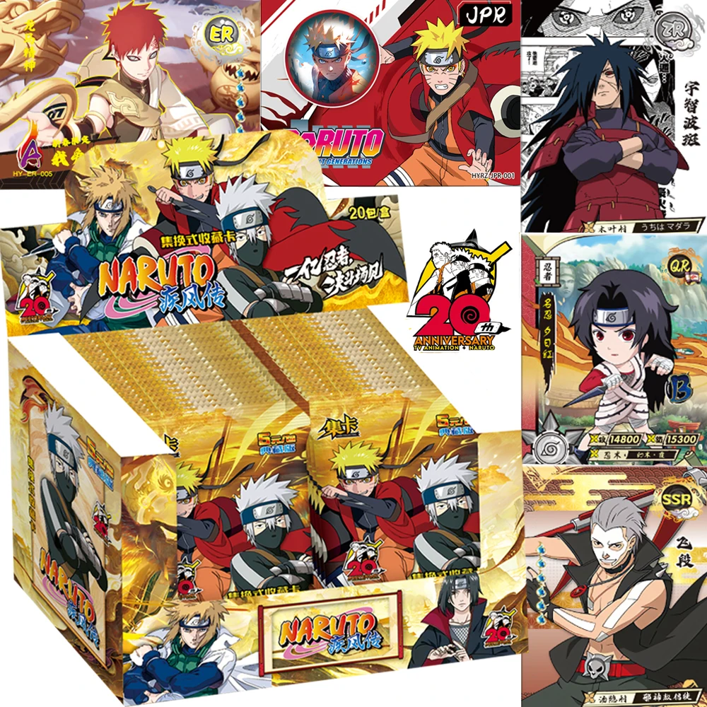 

Wholesale Naruto Card Collection Classic Japanese Hot Blooded Anime Popular Character Portrait Souvenir Trading Card Child Gift