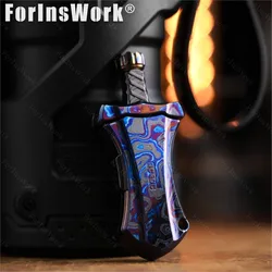 ACEdc Master Sword Clouded Zirconium Damascus With Zirconium Tuning Fork Limited Edition 66pcs Push Slider Sensory Toys
